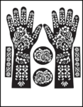 Mehndi Sticker -2