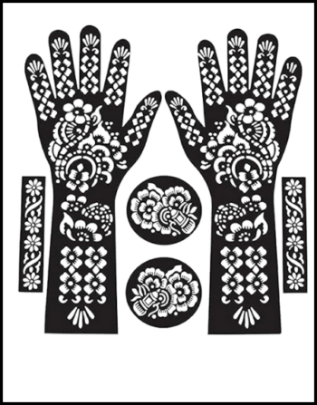 Mehndi Sticker -2