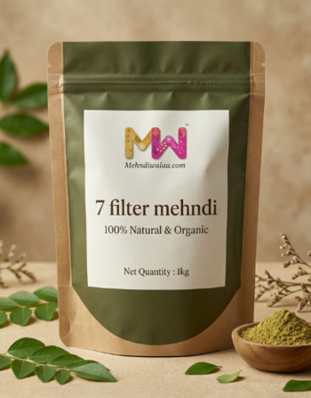 7 filter Mehndi Powder 100% Organic & Natural - 1kg