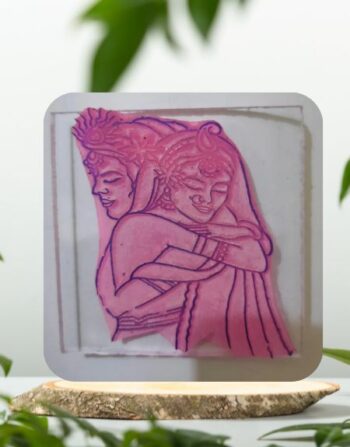 Radha Krishna - Mehndi Stamp